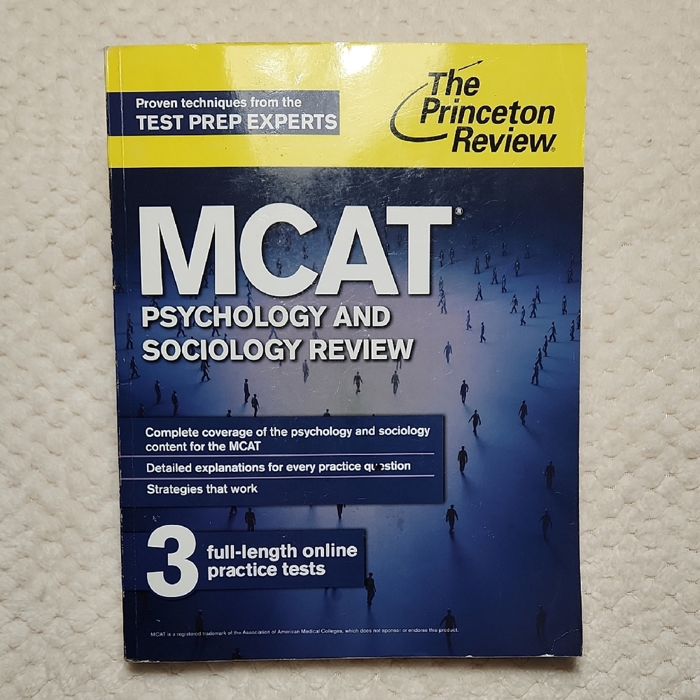 The Princeton Review MCAT Psychology & Sociology Review Book